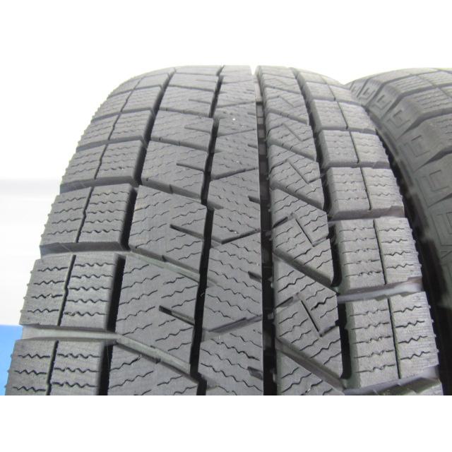 185/60R15 84Q スタッドレスタイヤ DUNLOP WINTERMAXX WM03 エア漏点検済 極上バリ溝9分山 2020年製 中古4本セット Z00571_2