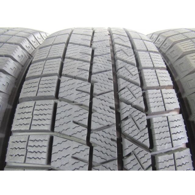 185/60R15 84Q スタッドレスタイヤ DUNLOP WINTERMAXX WM03 エア漏点検済 極上バリ溝9分山 2020年製 中古4本セット Z00571_3