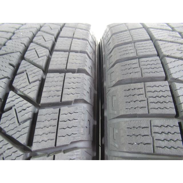 185/60R15 84Q スタッドレスタイヤ DUNLOP WINTERMAXX WM03 エア漏点検済 極上バリ溝9分山 2020年製 中古4本セット Z00571_6