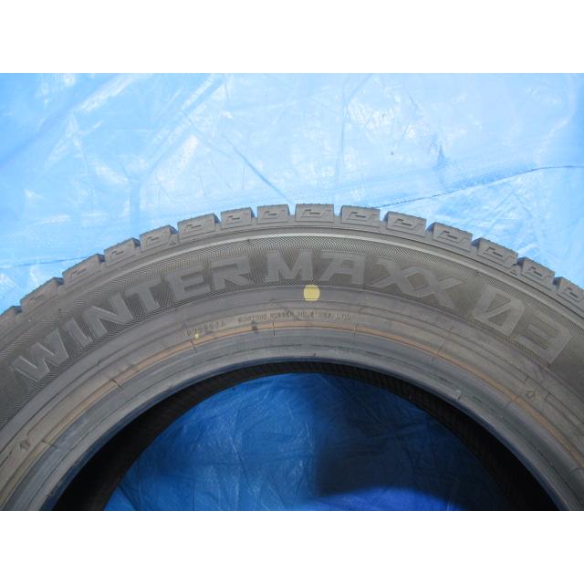 185/60R15 84Q スタッドレスタイヤ DUNLOP WINTERMAXX WM03 エア漏点検済 極上バリ溝9分山 2020年製 中古4本セット Z00571_8