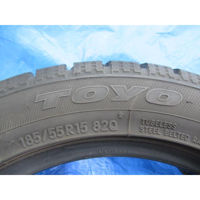 エア漏点検済！バリ溝8〜9分山！冬タイヤ TOYO OBSERVE GARIT GIZ 185