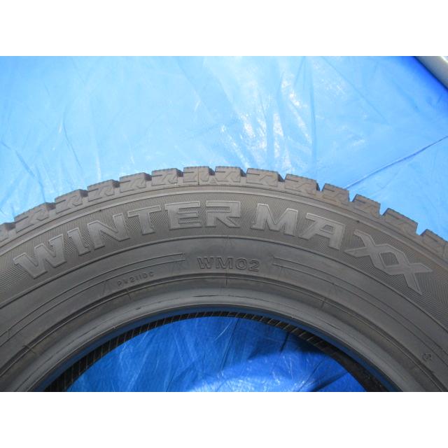 【バリ溝！】145/80R13 22年製　ダンロップ　WM02 DUNLOPウィンターマックス 冬タイヤ 8-9分山 エア漏点検済！極上バリ溝9分山！冬タイヤ DUNLOP WINTERMAXX WM02 145