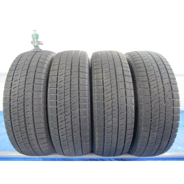 ブリジストン VRX2 15インチ バリ溝 エア漏点検済！バリ溝7〜8分山！冬タイヤ BRIDGESTONE BLIZZAK VRX2