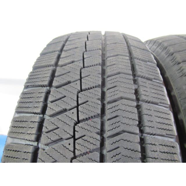 ブリジストン VRX2 15インチ バリ溝 エア漏点検済！バリ溝7〜8分山！冬タイヤ BRIDGESTONE BLIZZAK VRX2
