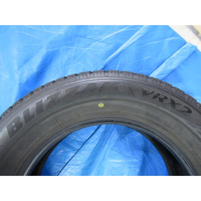 ブリジストン VRX2 15インチ バリ溝 エア漏点検済！バリ溝7〜8分山！冬タイヤ BRIDGESTONE BLIZZAK VRX2