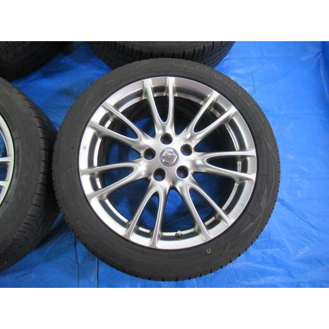 バランス済！ハイグロス 日産純正 18-7.5J 8.5J 5H/114.3 ET45 ET50 +