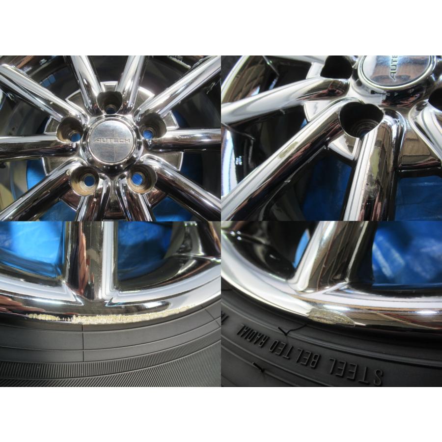 バランス済！日産 AUTECH 16-6J 5H/114.3 ET48 +DUNLOP LEMANS V 195 