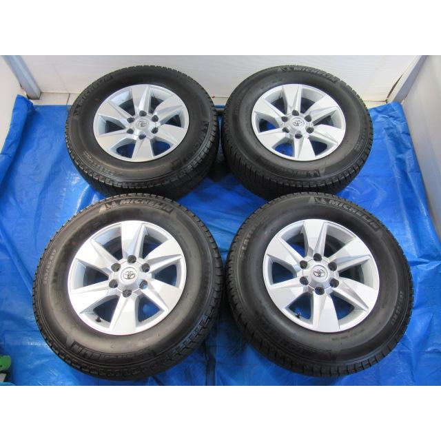 バランス済！美品 トヨタ純正 17-7.5J 6H/139.7 ET25 + MICHELIN 265 
