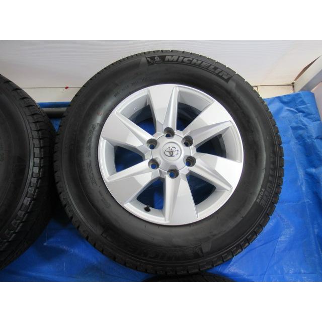 バランス済！美品 トヨタ純正 17-7.5J 6H/139.7 ET25 + MICHELIN 265