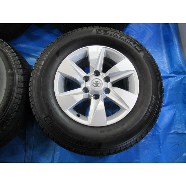 バランス済！美品 トヨタ純正 17-7.5J 6H/139.7 ET25 + MICHELIN 265 
