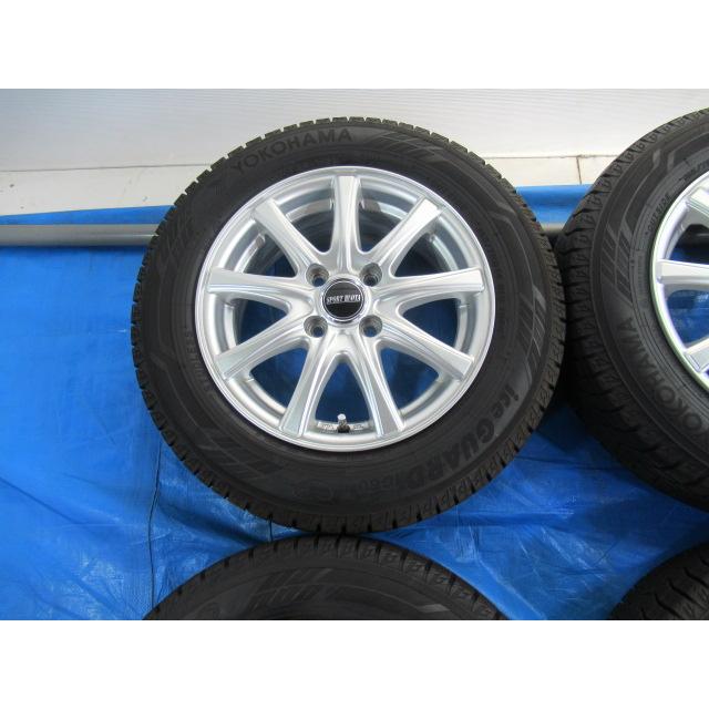 バランス済！SPORT RUOTA 14-5.5J 4H/100 ET45 + 冬 YOKOHAMA 165
