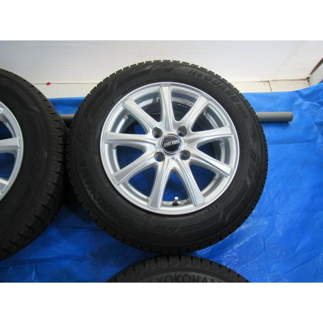 バランス済！SPORT RUOTA 14-5.5J 4H/100 ET45 + 冬 YOKOHAMA 165