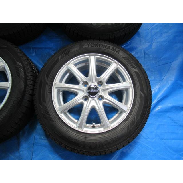 バランス済！SPORT RUOTA 14-5.5J 4H/100 ET45 + 冬 YOKOHAMA 165