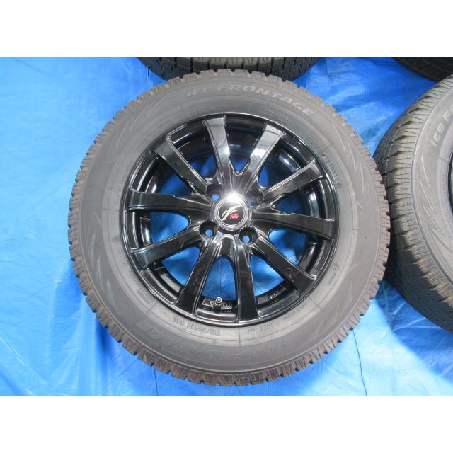 バランス済！Fang 14-5.5J 4H/100 ET38 + 冬タイヤ TOYO 175/70R14
