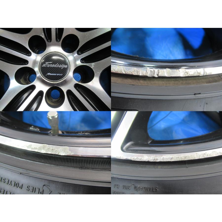 バランス済！MANARAYSPORT Eurodesign 19-9J 5H/120 ET35 + TRIANGLE