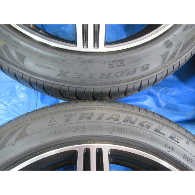 バランス済！MANARAYSPORT Eurodesign 19-9J 5H/120 ET35 + TRIANGLE