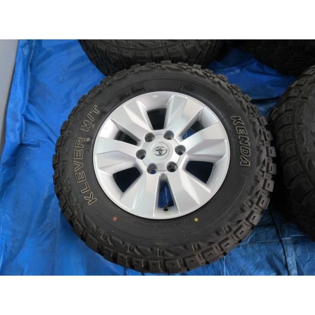 バランス済！美品 トヨタ純正 17-7.5J 6H/139.7 ET30 + ホワイトレター 
