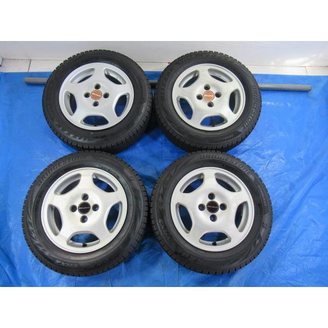 バランス済！ホンダ Modulo 14-5.5J 4H/100 ET45 + 冬タイヤ VRX2 175 