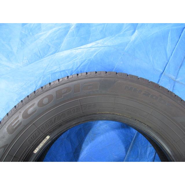エア漏れ点検済み！極上バリ溝9分山！BRIDGESTONE ECOPIa NH200C 145