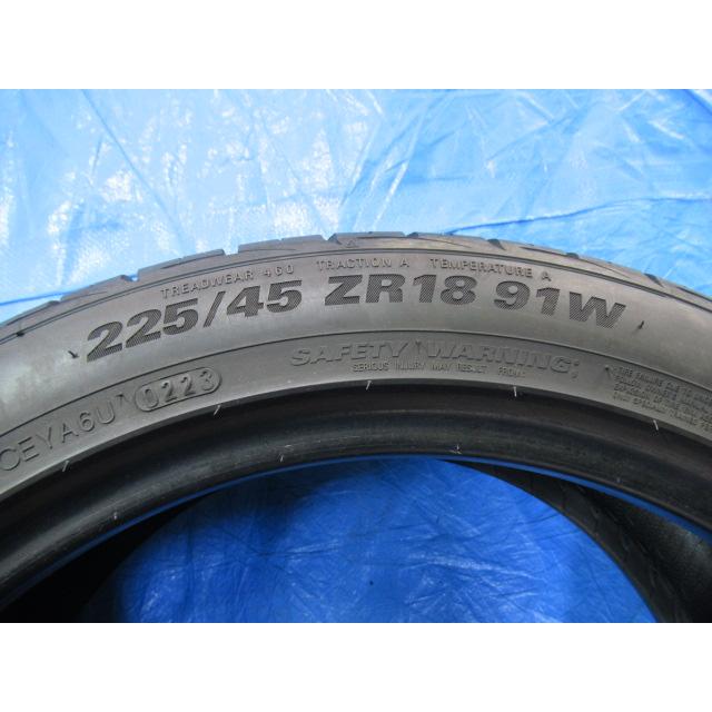 エア漏点検済！極上バリ溝8分山 KUMHO ECSTa PS31 225/45R18 91W 2023