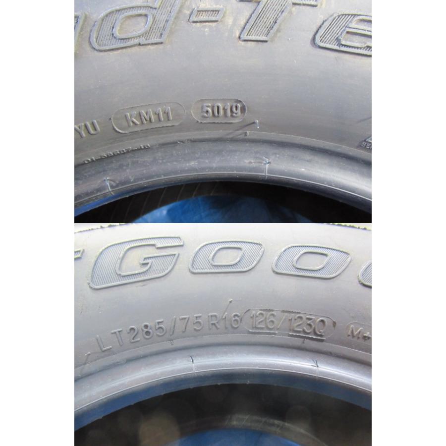 エア漏れ点検済み！バリ溝9分山 BF Goodrich Mud-Terrain T/A KM3 285