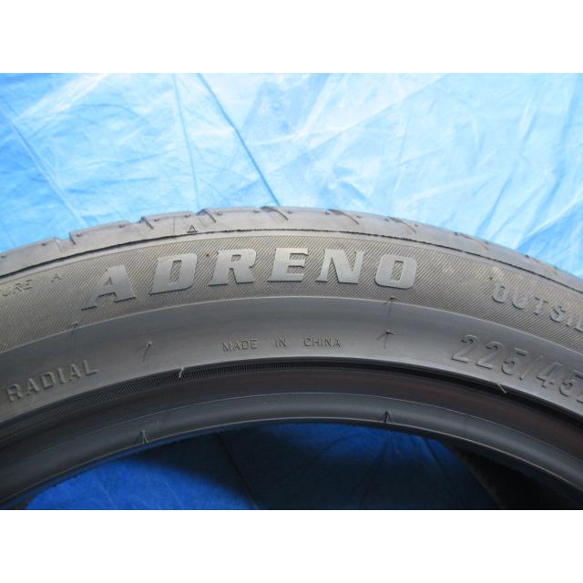 エア漏れ点検済み！極上バリ溝9分山 ADRENO CST AD-R9 225/45R18 95Y