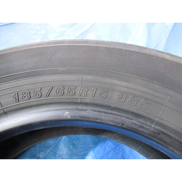 【バリ山】YOKOHAMA ECOS 185/65R15 4本 2021年製造 エア漏点検済！極上バリ溝8〜9分山！YOKOHAMA ECOS ES31 185/65R15 88S