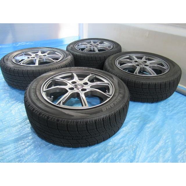 バランス済 Verthandi 15-5.5J 4H/100 ET43 +冬タイヤ 185/60R15 中古4本！ヴィッツ ポルテ カローラ フィット スパイク スイフト等 Z01089の画像