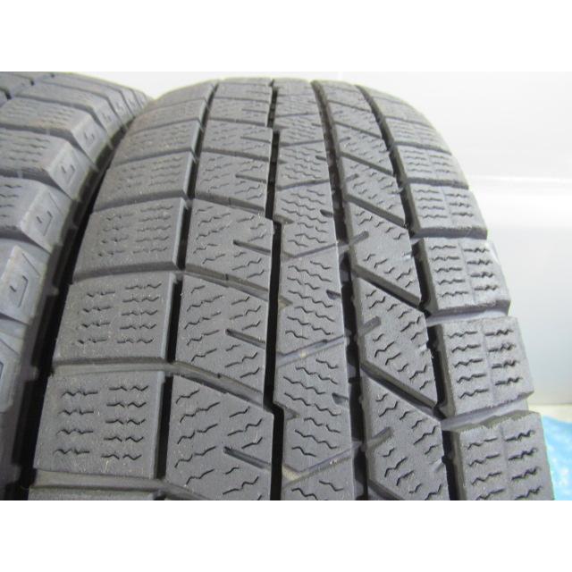 エア漏点検済！バリ溝7〜9分山！冬タイヤ DUNLOP WINTERMAXX WM03 175/65R15 84Q 2020年製 中古4本セット Z01110の画像