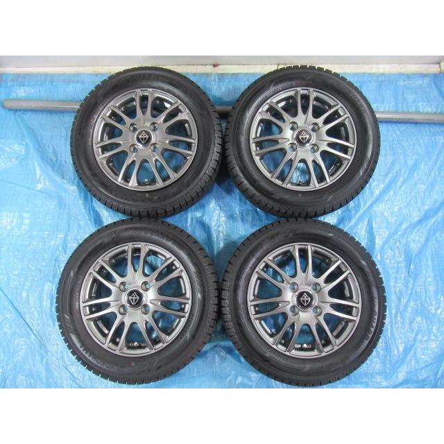 中古155/65R13付！タイヤホイール4本セット！ライフ、ザッツ、ネイキッド他