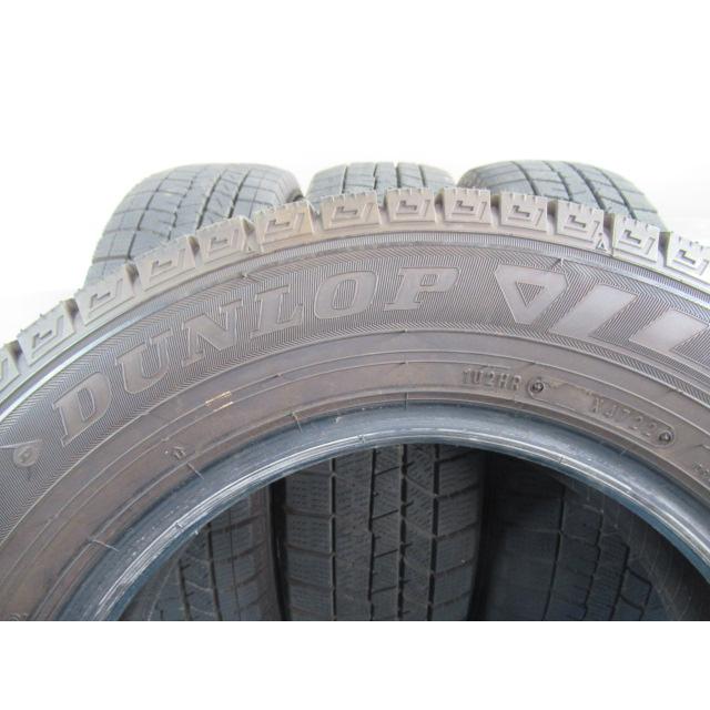 エア漏点検済！バリ溝7〜9分山！冬タイヤ DUNLOP WINTERMAXX03 WM03 175/70R14 84Q 2022年製！中古4本！Z01388の画像