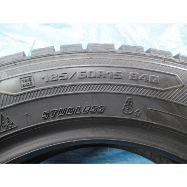エア漏点検済 バリ溝9分山 冬タイヤ GOODYEAR ICENAVI 6 185/60R15 84Q 