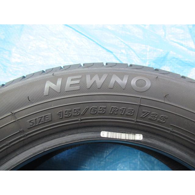 155/65R13 73S 夏タイヤ BRIDGESTONE NEWNO バリ溝8〜9分山 2022年製