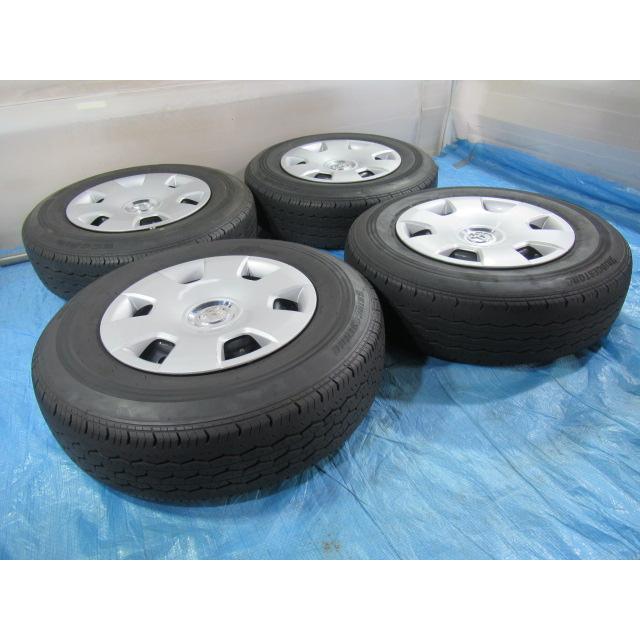 195/80R15 107/105L LT BRIDGESTONE トヨタ純正 鉄 15インチ 6J