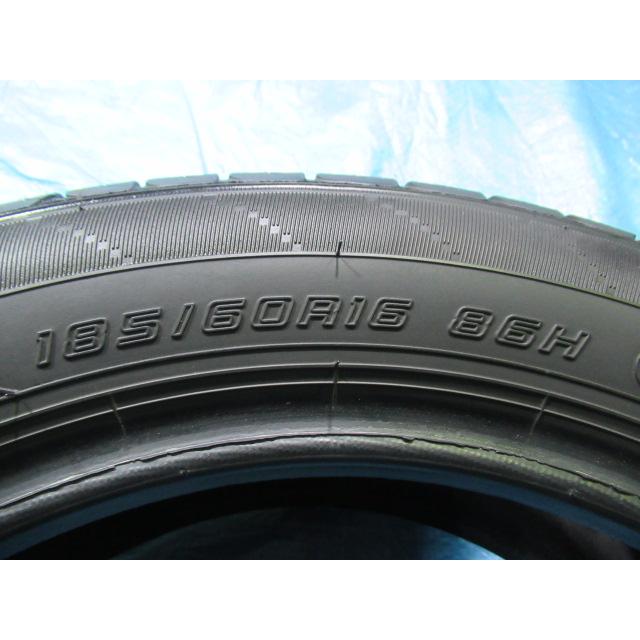 185/60R16 86H DUNLOP ENASAVE EC204 極上 バリ溝9分山 2023年製 夏