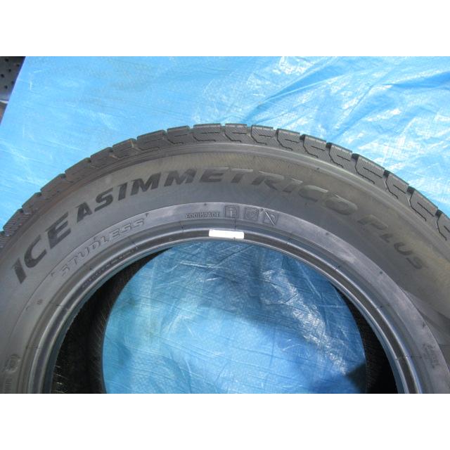 225/65R17 102Q スタッドレスタイヤ PIRELLI ICEASIMMETRICO PLUS バリ 