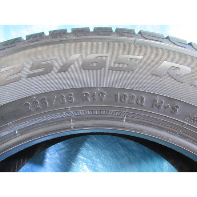 225/65R17 102Q スタッドレスタイヤ PIRELLI ICEASIMMETRICO PLUS バリ 