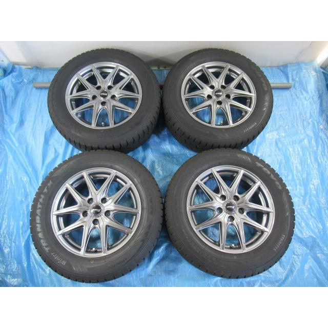 215/60R16 スタッドレスタイヤ バランス済 SIBILLA 16インチ 6.5J 5H 