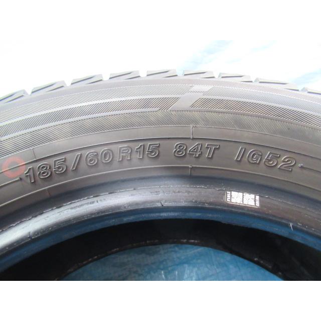 185/60R15 84T スタッドレスタイヤ YOKOHAMA iceGUARD iG52C バリ溝8