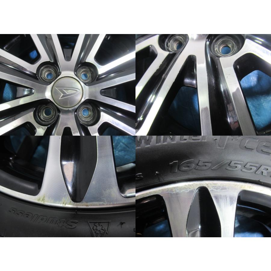 165/55R15 スタッドレスタイヤ バランス済 ダイハツ純正 15インチ 4.5J