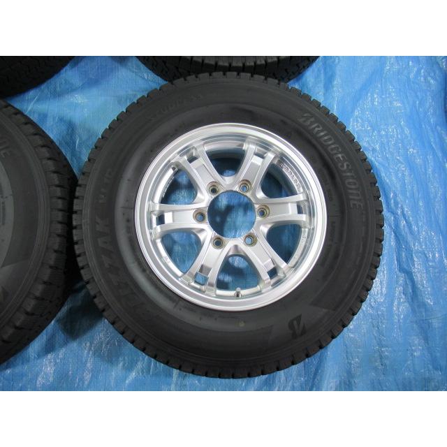 195/80R15 107/105L スタッドレスタイヤ BRIDGESTONE weds 15インチ