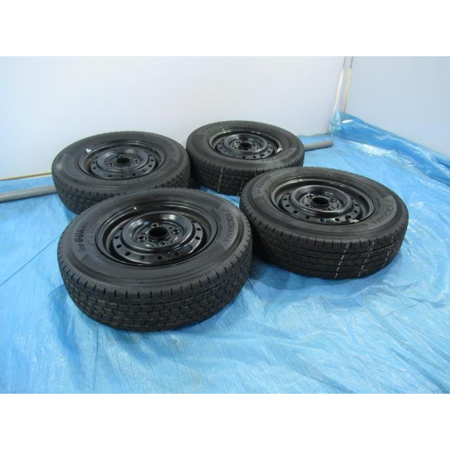 取引中 スタッドレスタイヤ 145R12LT PCD100 ダイハツ全般 145/80R12 80/78 NLT 145R12 6PR スタッドレスタイヤ ダイハツ純正鉄