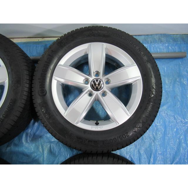 205/60R16 スタッドレスタイヤ Continental NC6 美品 ワーゲン純正 16 