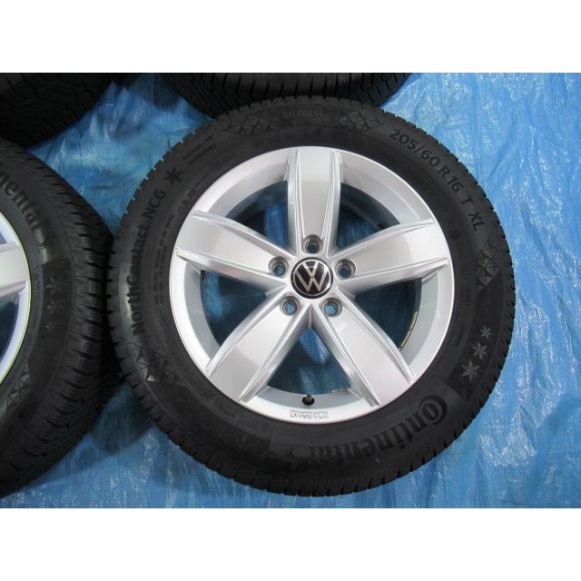 205/60R16 スタッドレスタイヤ Continental NC6 美品 ワーゲン純正 16 