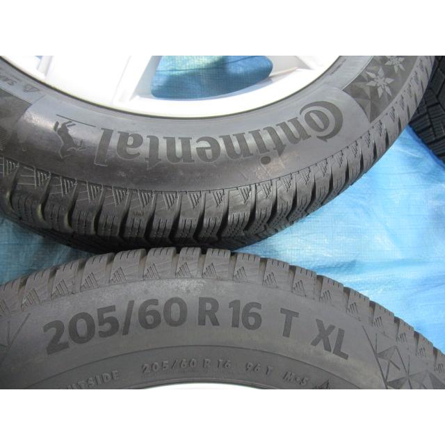 205/60R16 スタッドレスタイヤ Continental NC6 美品 ワーゲン純正 16 