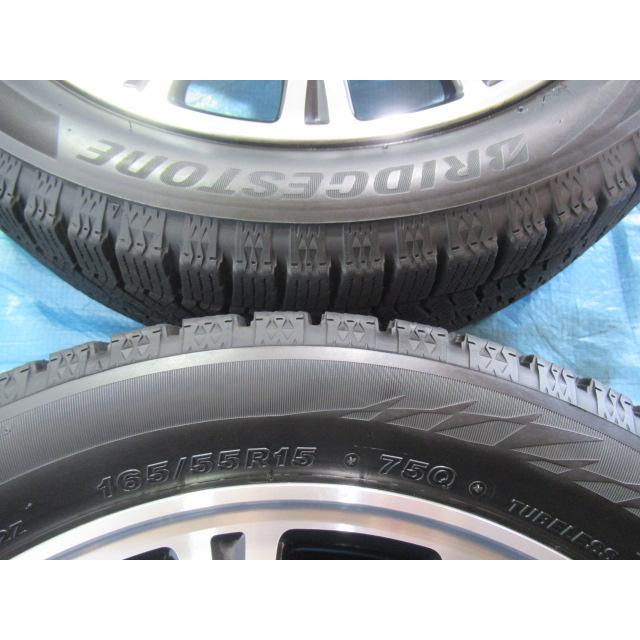 165/55R15 スタッドレスタイヤ BRIDGESTONE バランス済 ホンダ純正 15