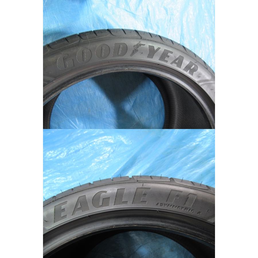 285/35R19 103Y 夏タイヤ GOODYEAR EAGLE F1 ASYMMETRIC2 NO バリ溝9分山 2022年製 中古2本セット エア漏れ点検済み Z01957_7