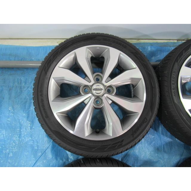 165/55R15 バランス済 オールシーズンタイヤ 日産 三菱 15インチ 4.5J
