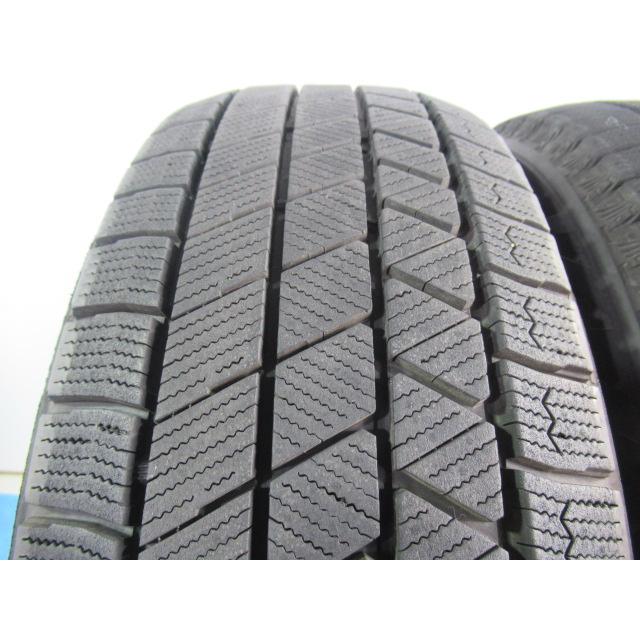 195/60R16 89Q スタッドレスタイヤ BRIDGESTONE BLIZZAK VRX3 バリ溝9分山 2021年製 中古2本セット エア漏れ点検済み Z01974の画像