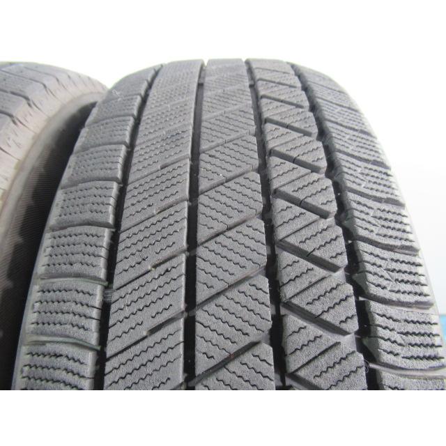 195/60R16 89Q スタッドレスタイヤ BRIDGESTONE BLIZZAK VRX3 バリ溝9分山 2021年製 中古2本セット エア漏れ点検済み Z01974の画像